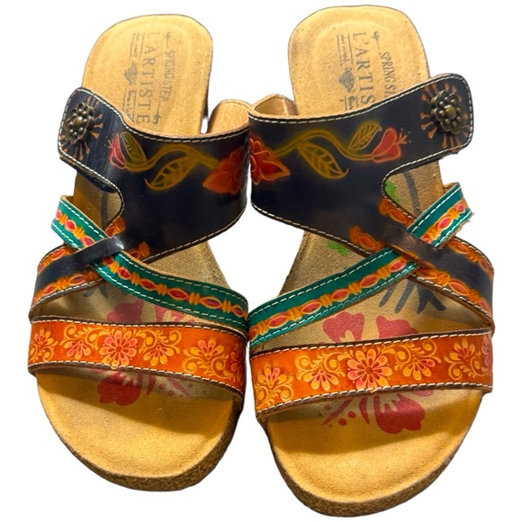 L’Artiste Leather Sandals - Picture 2 of 7